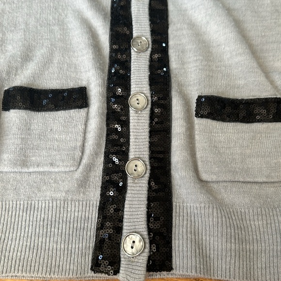 Black and Grey Soaked in Luxury Sweater - Picture 3 of 6